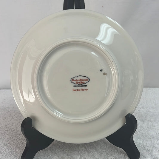 VTG/RARE -- Theodore Haviland China Teacup Saucers -- Set of 4