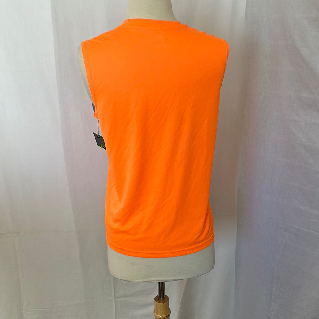 NWT -- Athletic Works Orange "The Future is Now" Tank Top -- XL