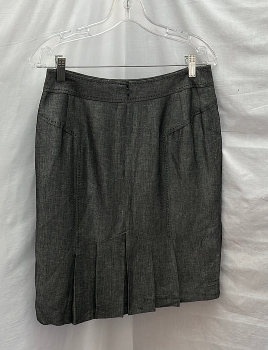 NWT -- Ann Taylor Loft Grey Pencil Skirt -- 4