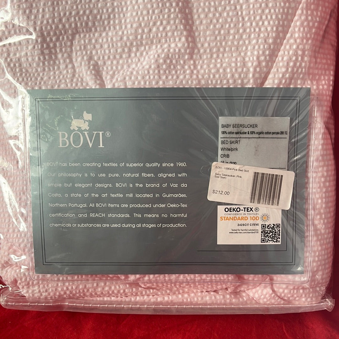 NIP -- Bovi Fine Linens Bedskirt in Pink