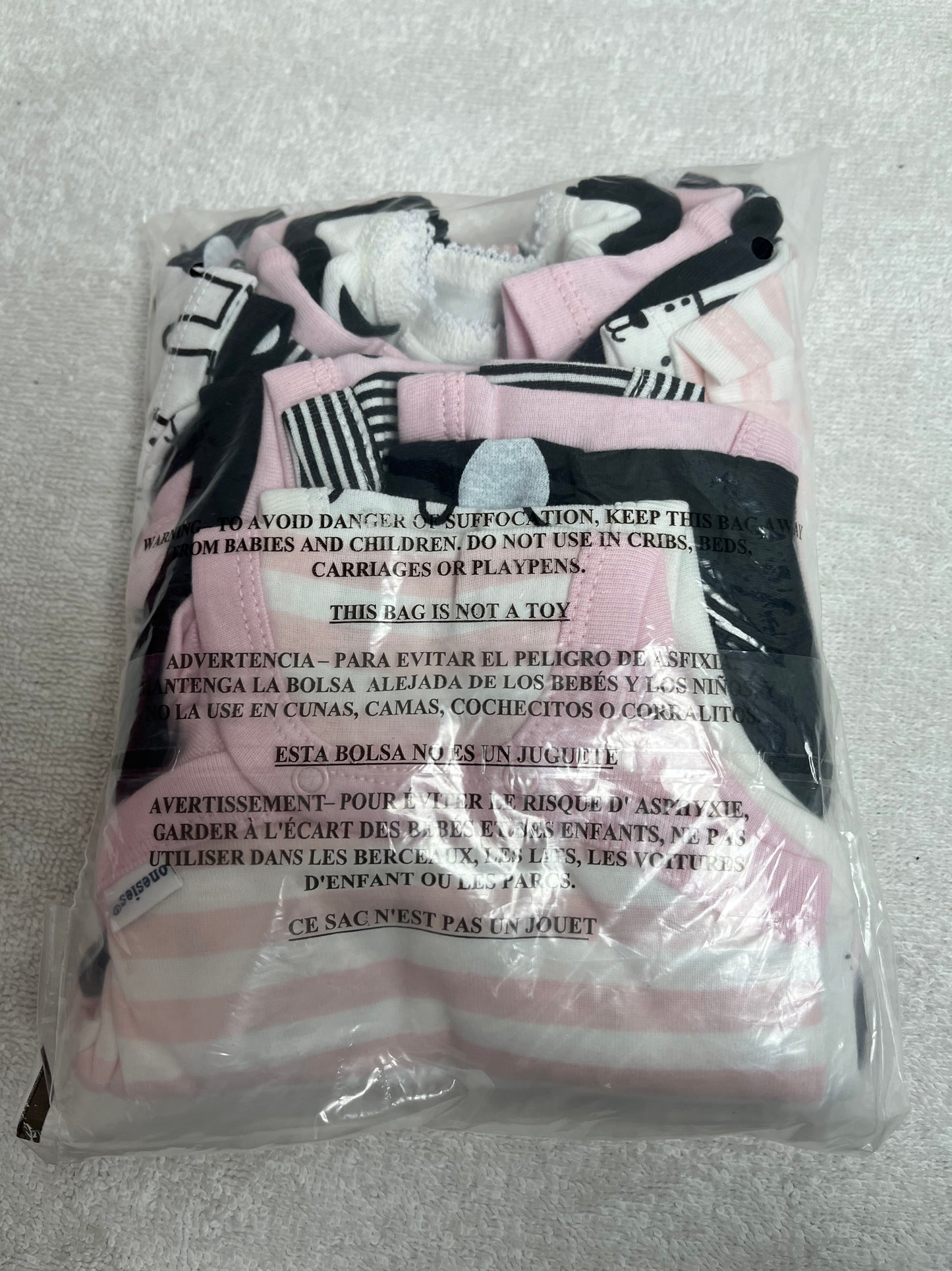 NIP -- Gerber Short Sleeve Onesies for Babies -- Pack of 8 -- 0-3M