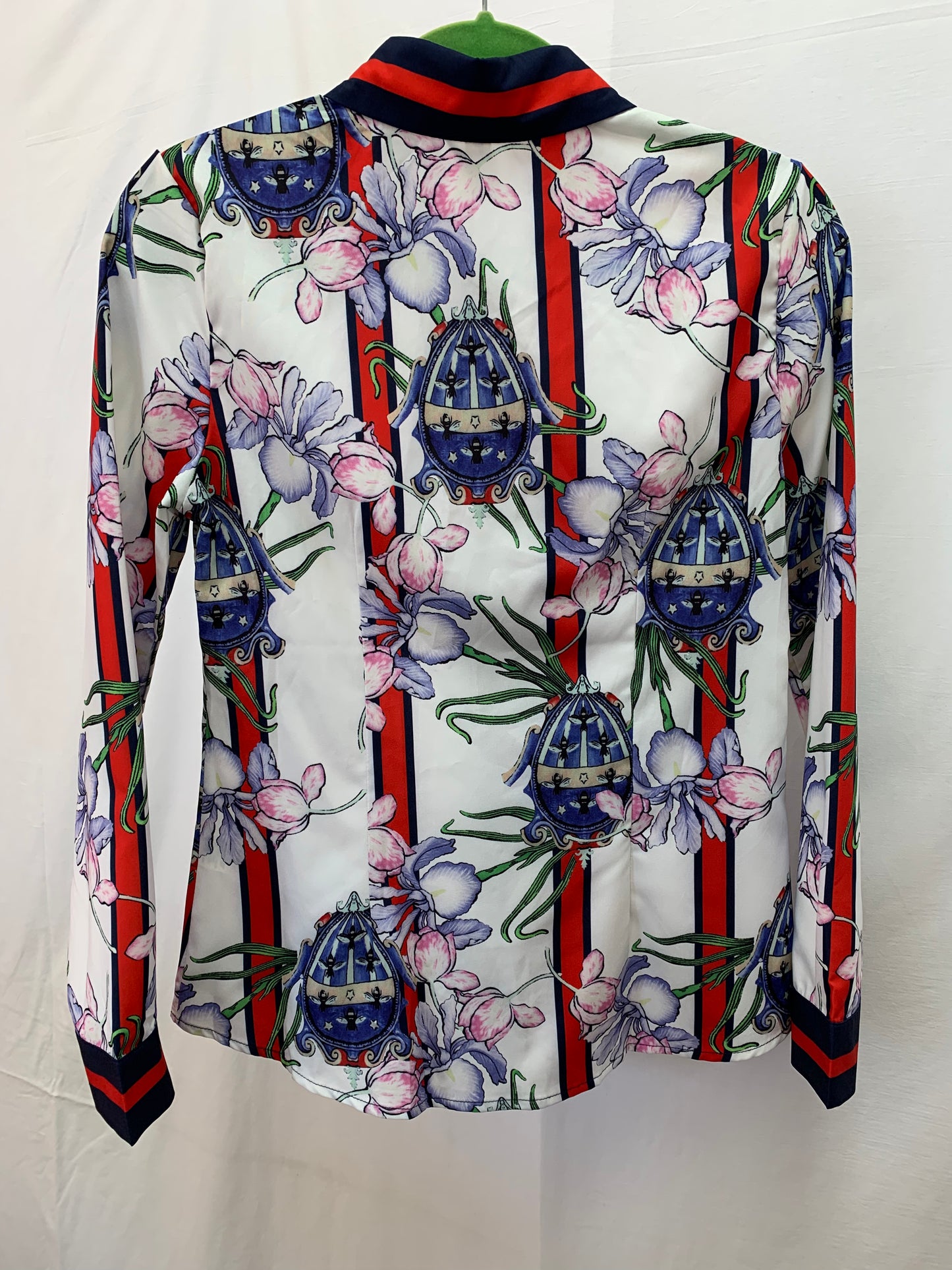 NWT - DIANDIAN DIDI FASHION floral Long Sleeve Button Up Shirt - M