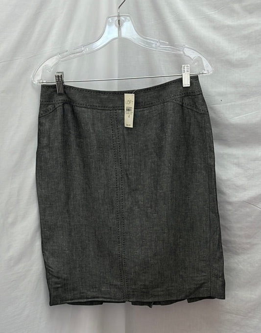 NWT -- Ann Taylor Loft Grey Pencil Skirt -- 4