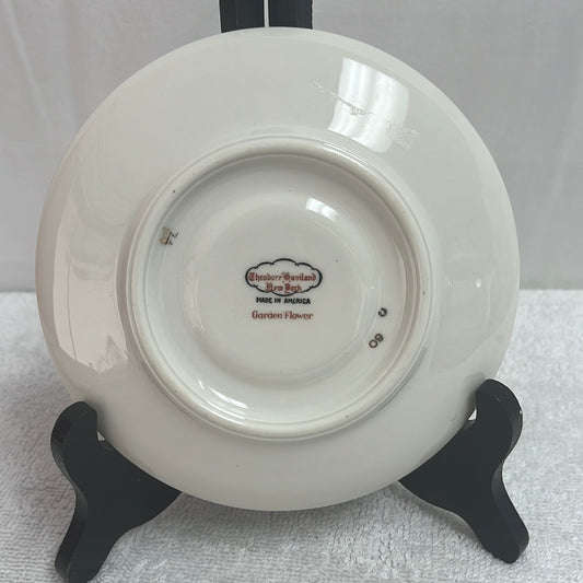 VTG/RARE -- Theodore Haviland China Demitasse Saucers -- Set of 3