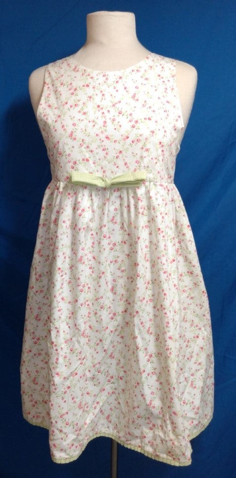 NWT - ISABEL GARRETON white pink Baby Rose Dress - 10