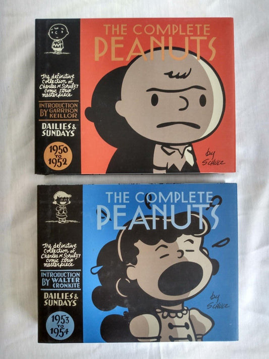 The Complete Peanuts 1950-1954 Comics- 2 Book Hardcover Set - Used