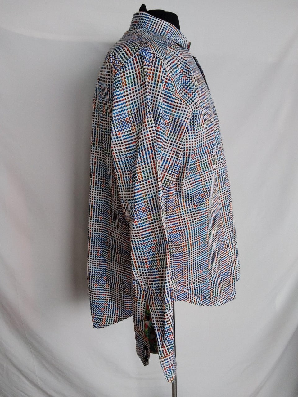 Robert Graham Multi-Color Plaid Long Sleeve Button Up Shirt - L